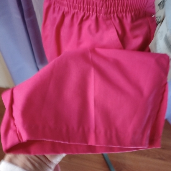 Just for Women vintage hot pink split hem capris size 20 NWT - Picture 3 of 10